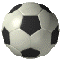 Soccer ball spinning